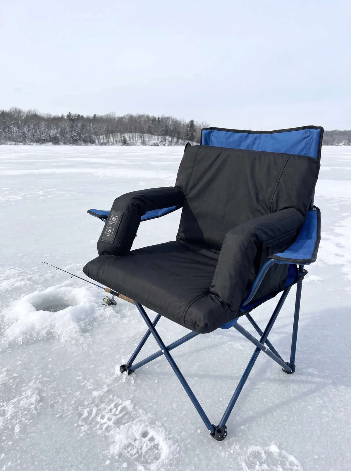 HardWaterWarmer Heated Ice Fishing Chair