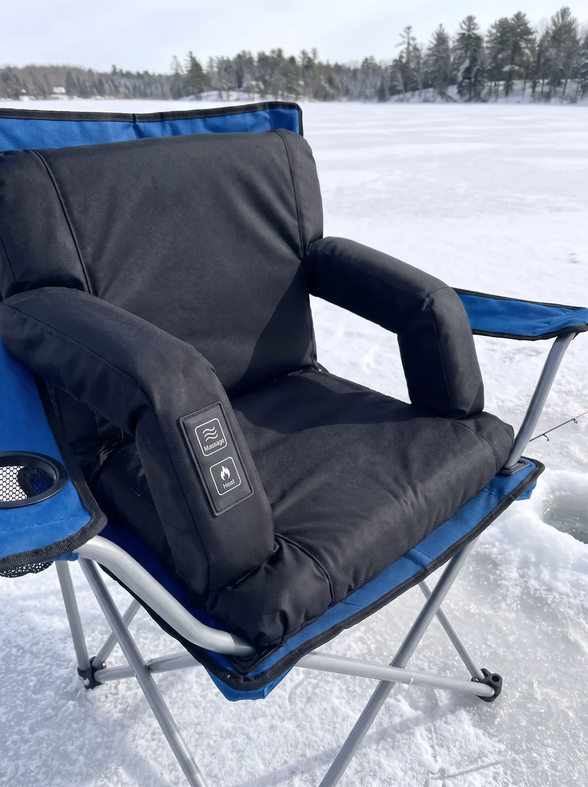HardWaterWarmer Heated Ice Fishing Chair